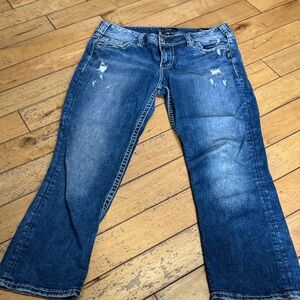 Silver Jeans Suki Super Stretch Capri